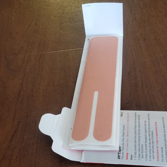 Mueller PFTape Pain Relief System  Plantar Fasciitis and Heel Pain 7 Pack NEW - Picture 7 of 9